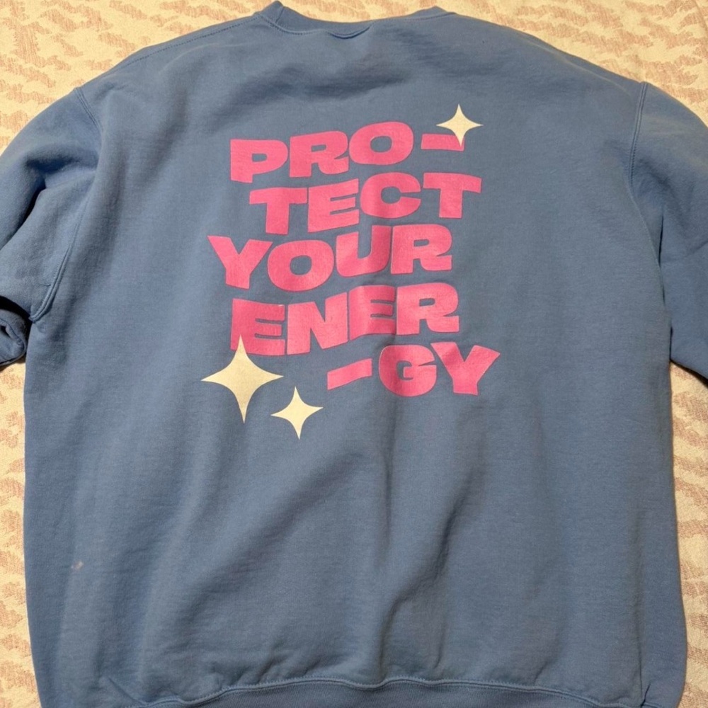 Dressed in LALA Rare! Protect Your Energy Oversized Sweater - S/M - Picture 3 of 8
